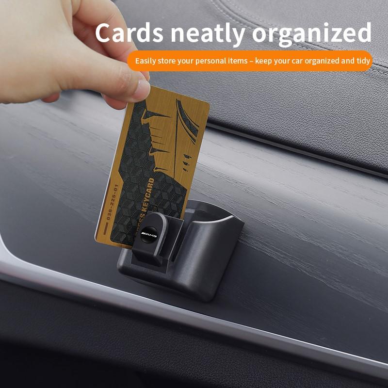 2026New Car Key Holder Clip Car Interior Storage Box For Mercedes Benz AMG Smart Fortwo 451 450 453 EQ Forfour Coupe Cabrio 451