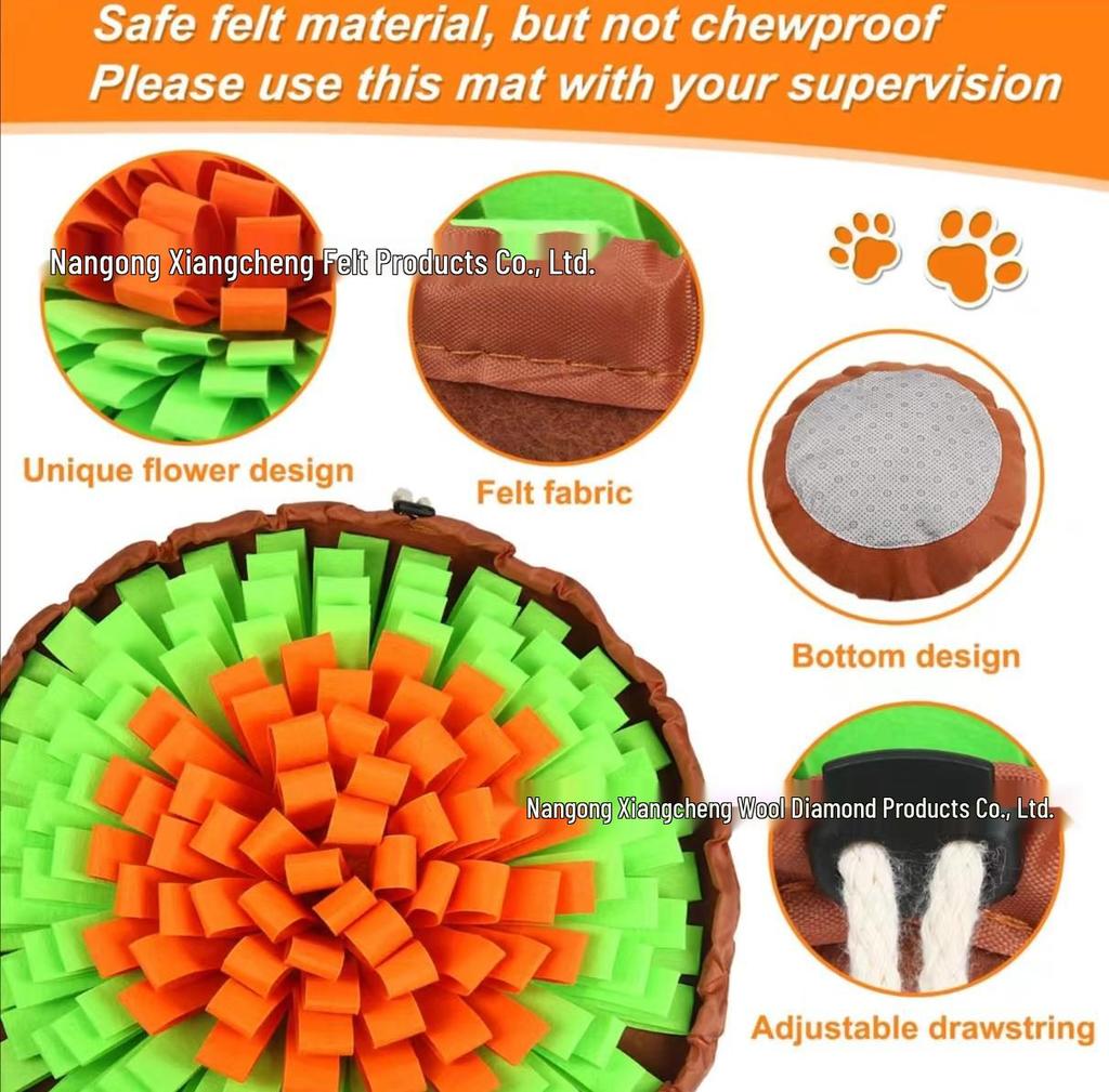 Husdjurs Snuffelmatta: Anti-Choke Slow Feeder & Dekompressionsleksak för Hundar