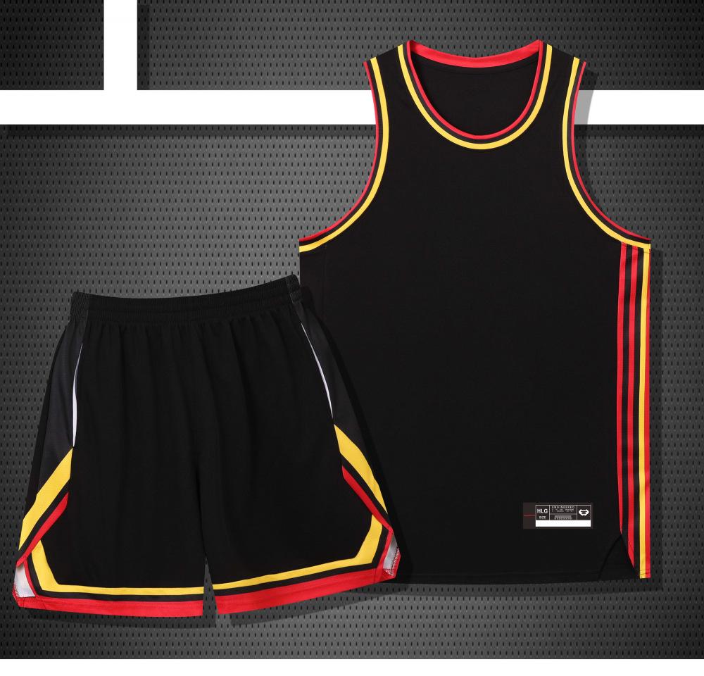 

Летняя спортивная тренировочная баскетбольная майка в американском стиле 3XL чёрный