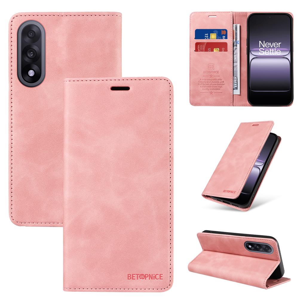 For OnePlus Ace 5 Ultra 5G/OnePlus Nord 5 5G Case BETOPNICE Magnetic Closure RFID Blocking Wallet Stand Leather Phone Cover