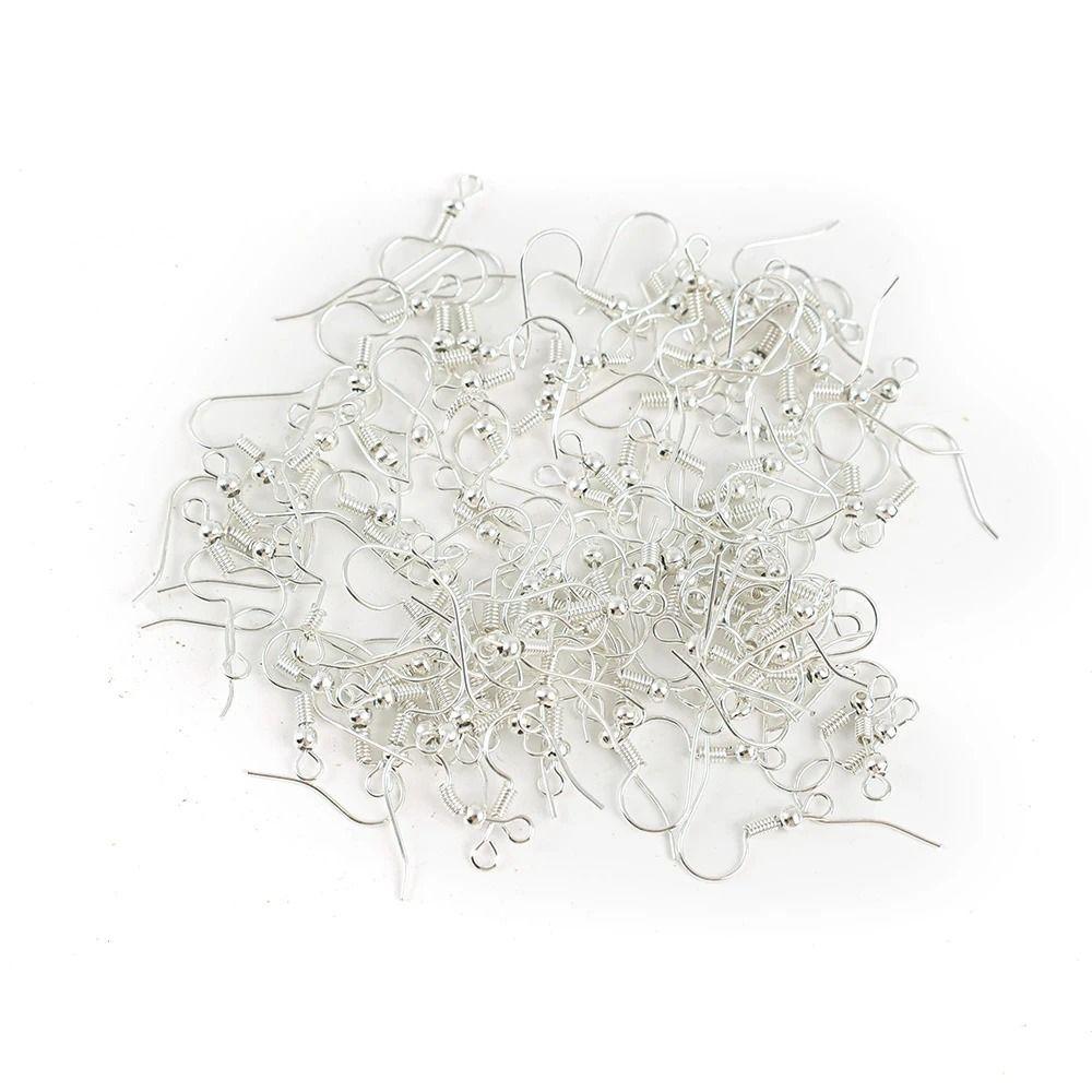 100Pcs Iron Earring Hooks Hypoallergenic Earwire Jewelry Parts Creative DIY Earring Accessories  DIY