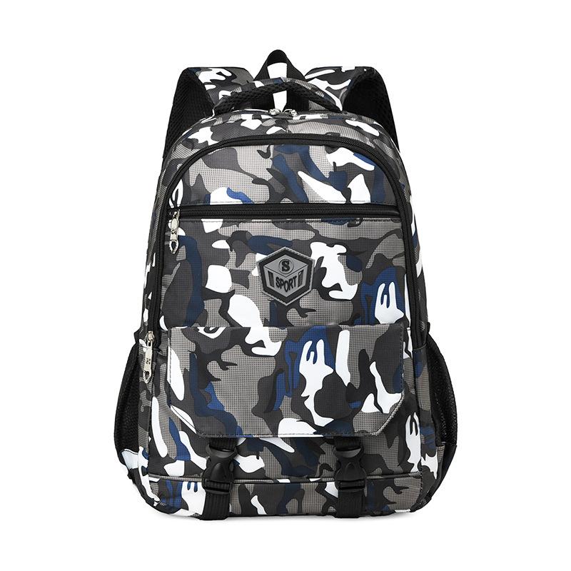 Backpack Large Capacity Junior High School Backpack Outdoor Travel Backpack Male and Female College Student School Bag