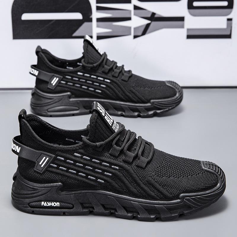 Plus Size Men's Breathable Mesh Sneakers, Spring 2025 - Fashionable, Versatile, and Comfy for Casual or Running Activities.