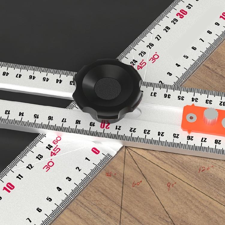 65cm Angles Ruler Punch Locate Woodworking ScribeDrawing Marking Gauges Tshaped