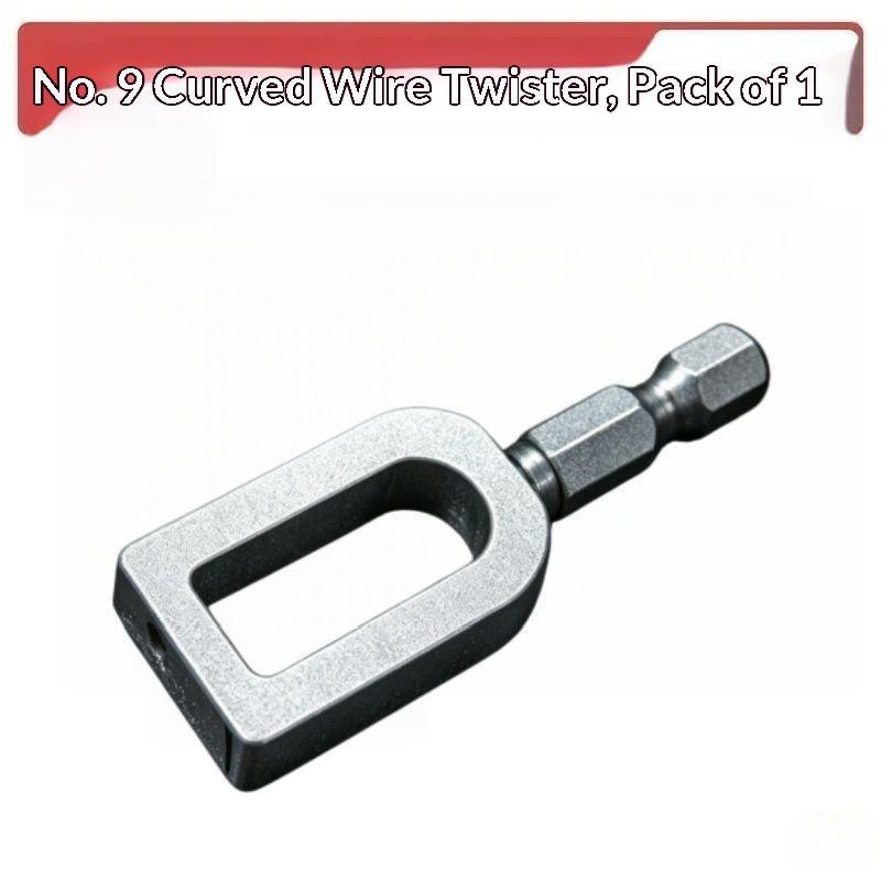 1 pièce Outil de torsion de fil multifonctionnel à grand diamètre Tige hexagonale standard Taille compacte Connecteur de nœud pour fil de fer