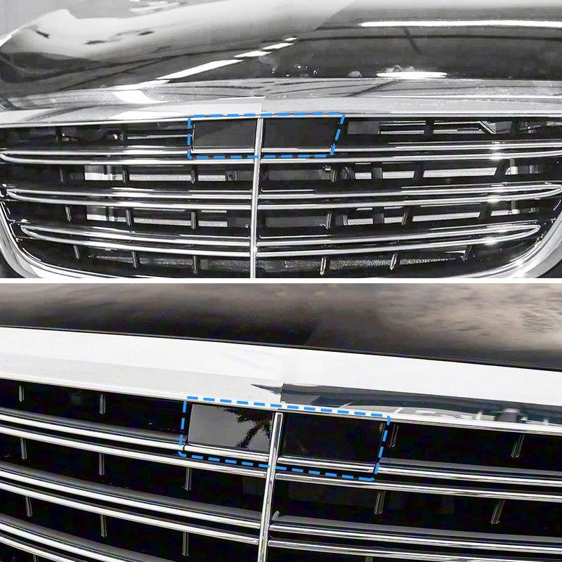 Car Front Radiator Grille Cap Cover Of The Grille Camera Accessory For Mercedes Benz S Class W222 S300 350 S400 S450 2228850226