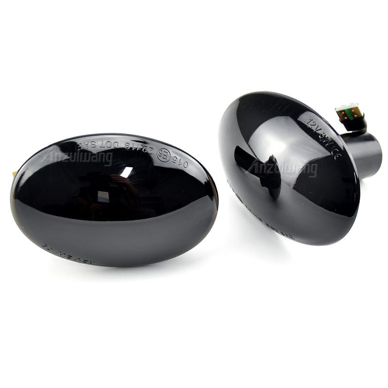2pcs Flowing Turn Signal Light Dynamic LED Side Marker Side Indicator For BMW MINI Cooper R56 R57 R58 R59 CL-R56-LSM-SM