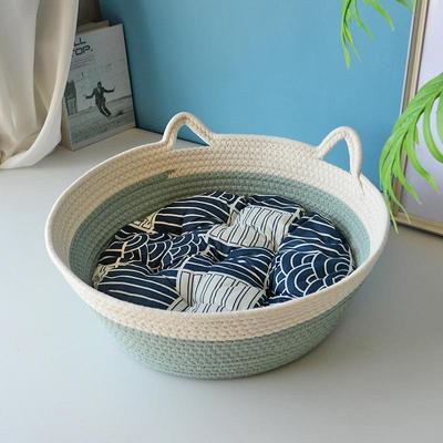 All-Season Cat Nest: Cool Rattan Mat & Scratcher for Cats