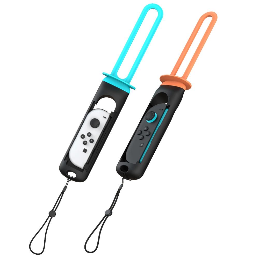 Yaxo sword set inferno case orange and blue