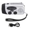 Solar Emergency Radio Hand Crank Portable NOAA Weather Radio with AM FM LED Lights SOS Alarm Cell Ph