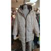 Parka Giacca Imbottita in Cotone da Donna con Cappuccio Capospalla Invernale Spessa Calda Tasche Zip Piumino Antivento Lunghezza Media Cappotto