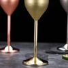 Elegant Gold Silver Stainless Steel Champagne Glasses Cocktail Glass Goblet Best Gift For Wedding Party Birthday Party Christmas