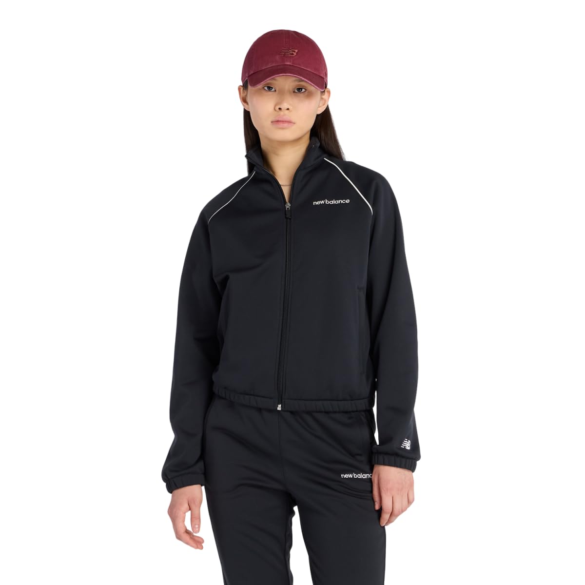 New Balance Men s Jacket (AWJ53170) - Full-Zip Jacket, Size M, Black