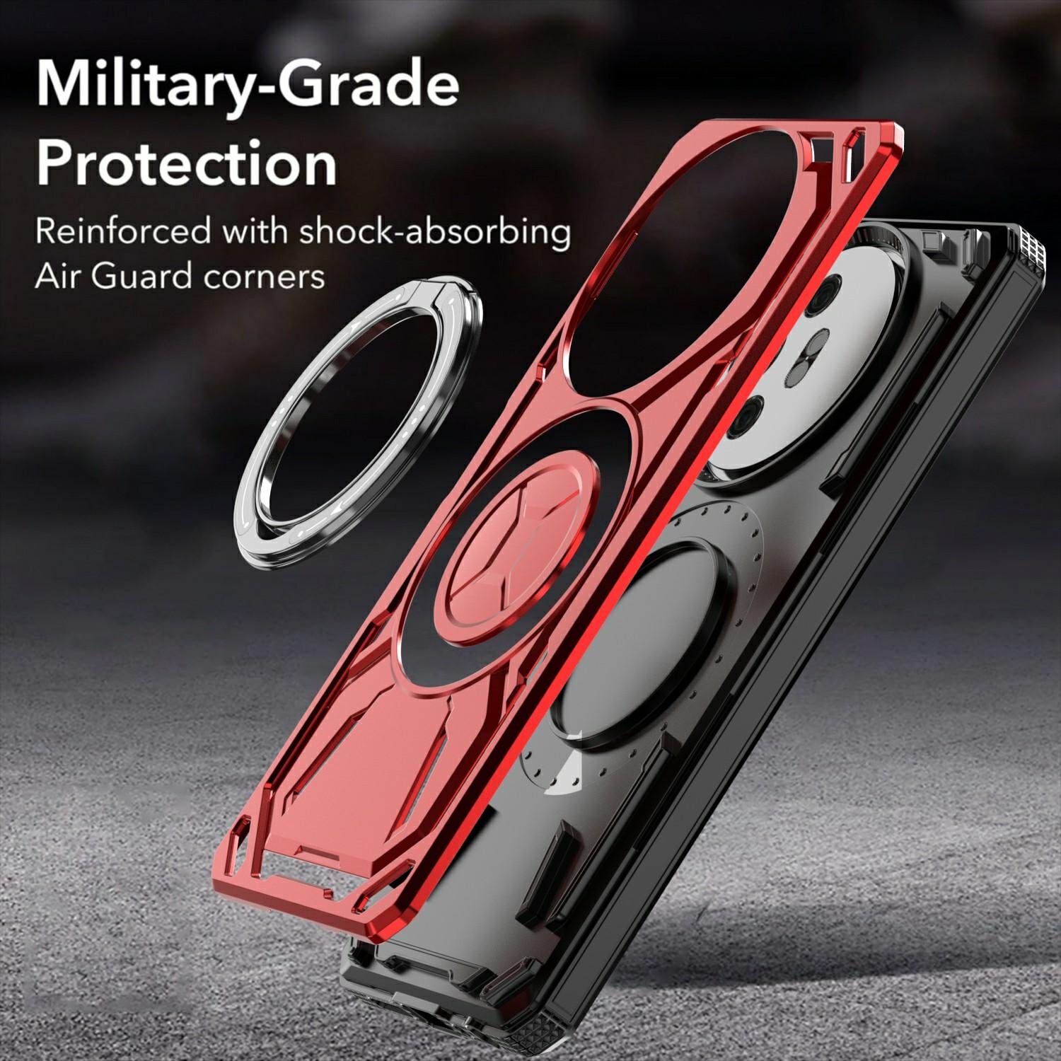 

For TCL 50 XL 5G Kickstand Case Compatible with MagSafe TPU+PC Phone Cover Army Green