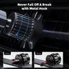 Car Phone Holder Mount, 2025 Upgrade Auto Locking Universal Phone Holder with Hook Clip for Car Air Vent for 4.5-7 inch Devices