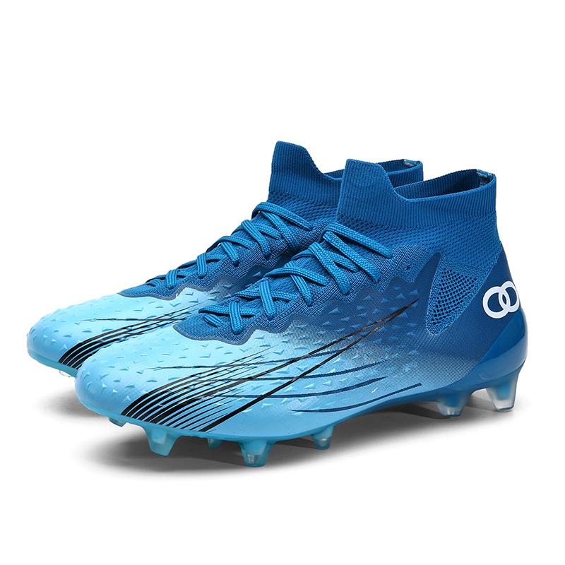 New Men's High Top Soccer Shoes High Quality Professional Training Football Boots Outdoor Grass Durable Soccer Shoes Sneakers