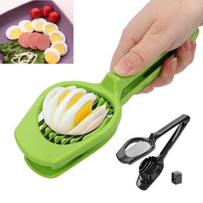 HILIFE Eierschneider Eierteiler Handlich Pilz Kiwi Teiler Tomatenschneider Edelstahl Multifunktions Schneidform