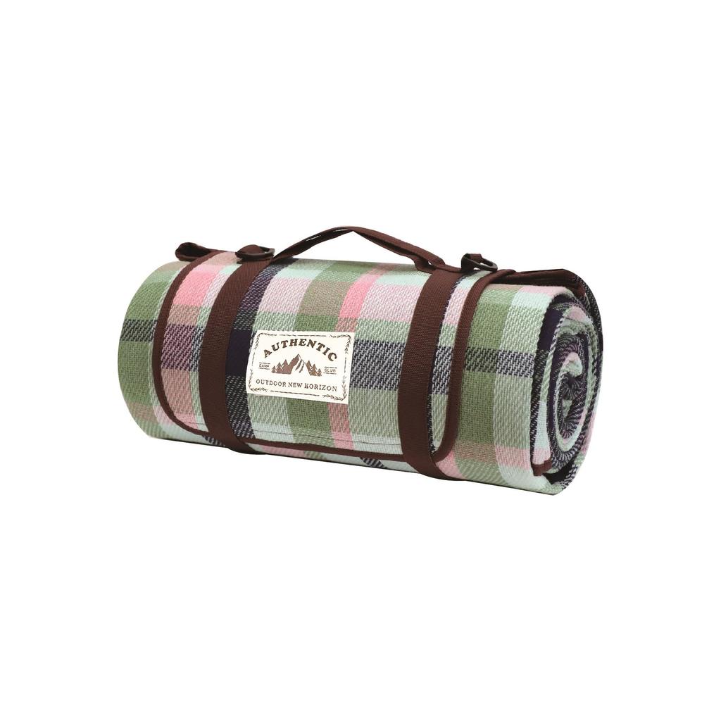 Maruwa Boeki Authentic Leisure Sheet Green Pink Check L 4009107-02