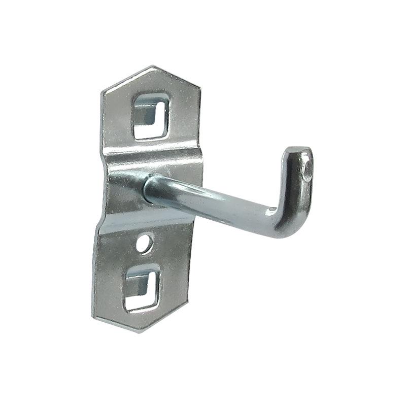 Wall-Mounted Perforated Board Hooks & Tool Display Rack