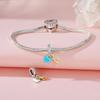 Bead Components Copper Metal Charm Bead Components Authentic Original Infinity Heart Pendant Bead Component Bead Components Compatible With Bracelet