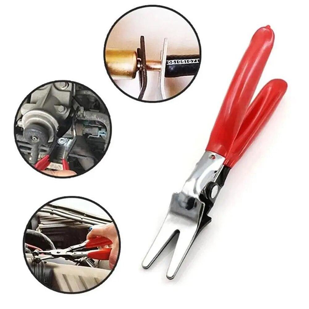 Automobile Car Universal Angled Fuel Vacuum Line Tube Hose Remover Separator Pliers Pipe Tools Removal Tools