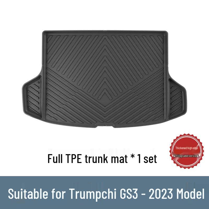 Compatible with 23 Trumpchi GS3 YingSu Models: Eco-Friendly TPE Floor Mats & Waterproof Trunk Mat