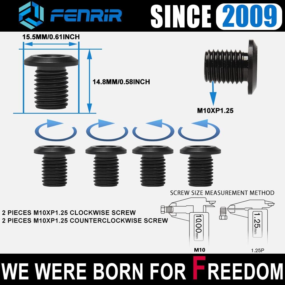 FENRIR Motorcycle mirror Hole Plug 304 Stainless steel Compatible with M10XP1.25 Vulcan S Z900 Z650 Z500 Z400 Z125 MT03 MT07 MT09 MT10 XSR700 SV650