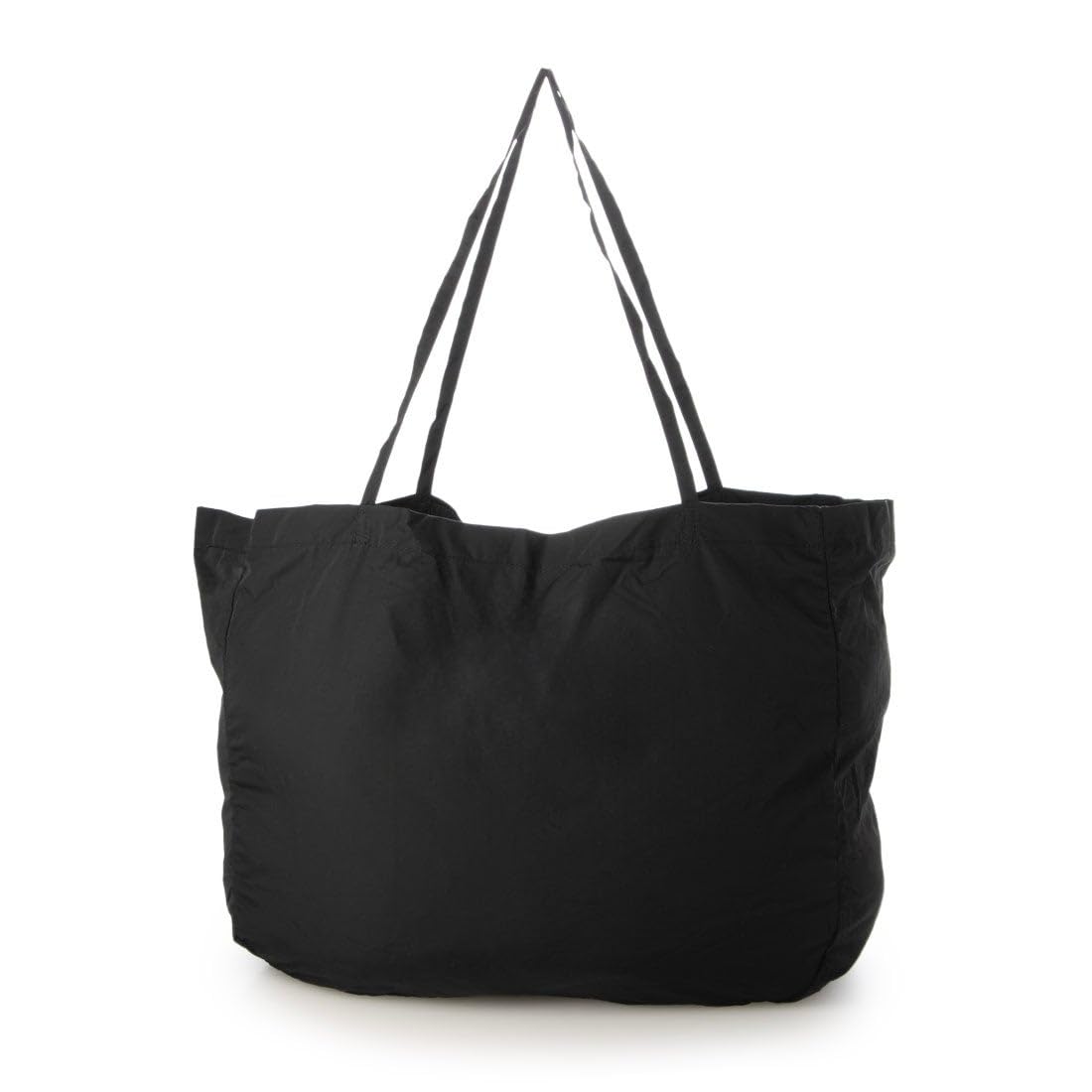 Packable nylon tote bag 2-way