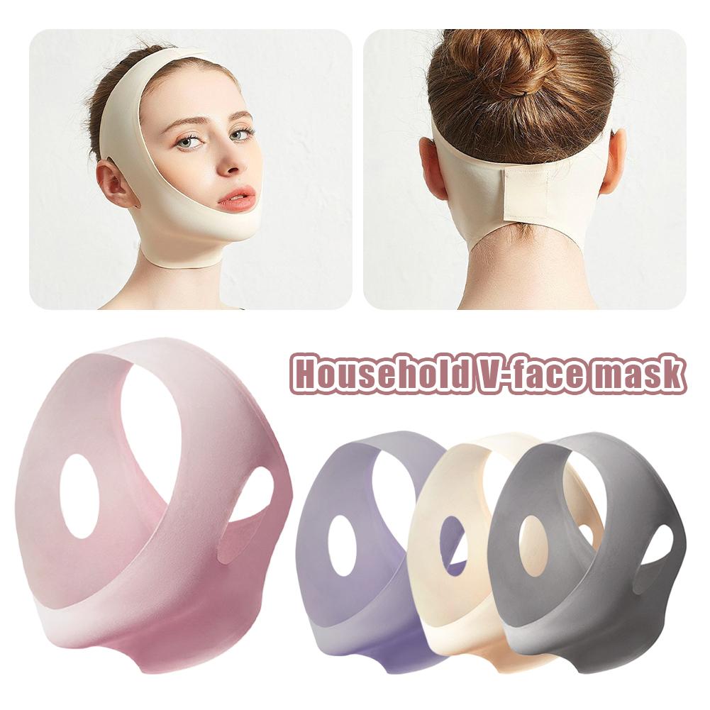 Double Chin Reduce Face Lifting Mask V-line Slimming Facial Slimming Strap Bandage Reusable Face Shape Slimming Belt Beauty Tool