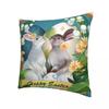 Easter Rabbit Pillowcase Double-sided Printing Cushion Cover Decoration Easter Pillow Case Cover Living Room Drop Shipping X