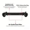 Premium PVC Dust Plug Blocker for Rog X Game Console Full Protections Against Dust Easy Installation for Travel