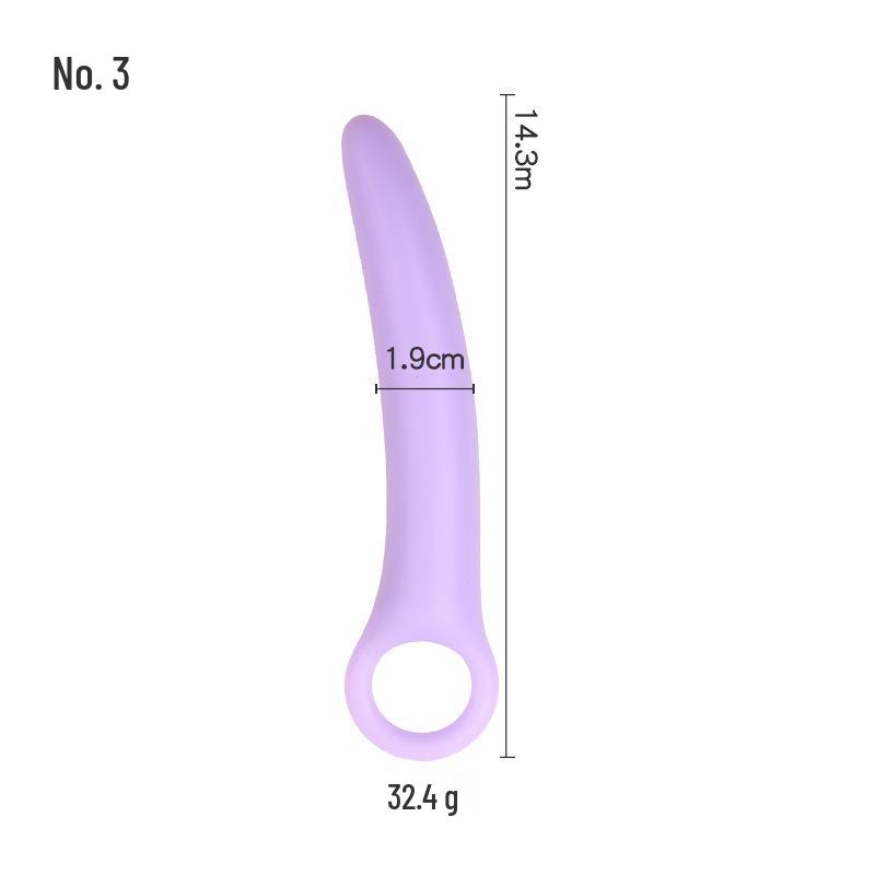 Crescent Female Vibrator: Hand-Pulled Anal Plug for SM Training & Adult Play