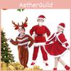 Festive Kids Girls Christmas Cosplay Costume W/elk Santa Claus Outfits