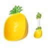 Pineapple Salad Bowl Ceramic Kid Rice Bowl With Spoon 300ml