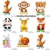 Cartoon Animal Balloons: Cute Monkey, Tiger, Fox & Snail for Kids' Birthday Parties