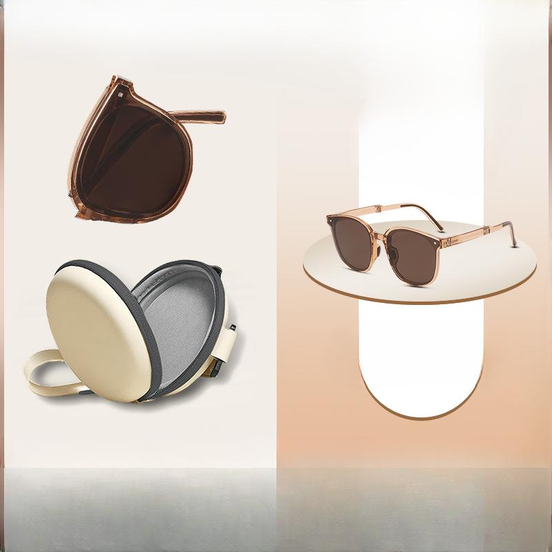 Faltbare Sonnenbrillen für Damen, hochwertige Sonnenschutz-Sonnenbrillen, neue Anti-Ultraviolett-Online-Promi-Modebrillen für Herren.