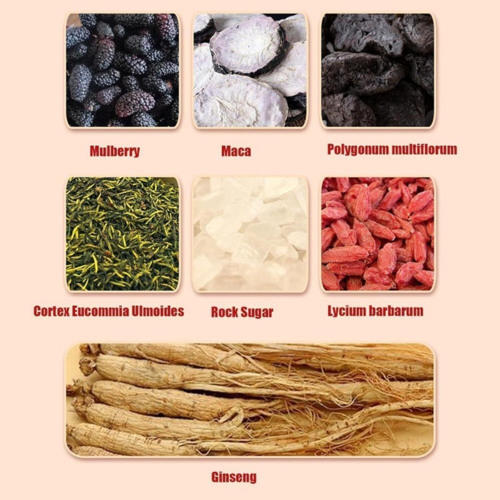 Kidney Tea Formula Ginseng Six Treasure Support Health Boost Vitality Care Bag