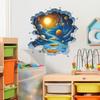 Katong Vast Space Universe Study for Boys' Bedroom Background Wall Decoration Stickers