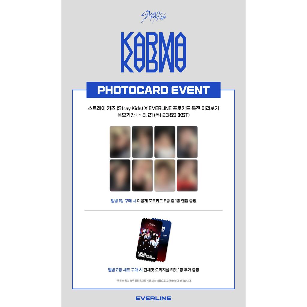 [Προπαραγγελία] Stray Kids - το 4ο Άλμπουμ [KARMA] (+Διαδικτυακό όφελος) (Μέλη Επιλογής)