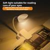 Folding Mini LED Clip Book Lamp Bedside Lamp USB Charge Stepless Dimming Eye Protection 3 Colors Reading Lamp USB Night Light