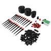 Drip Irrigation System Kit Automatic Watering System with Water Timer for Greenhouse Garden Lawn