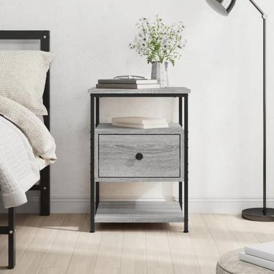 Maison Exclusive - Table De Chevet Sonoma Gris 40x42x56 Cm Bois D'ingénierie