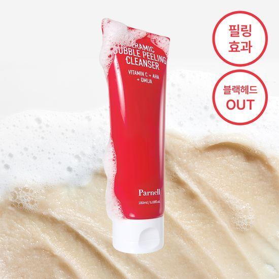 Parnell Aha Omija Ceramic Bubble Peeling Cleanser 180ml