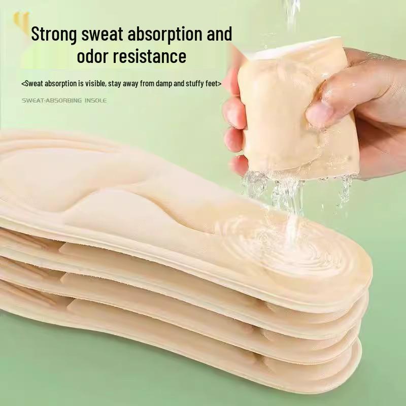 Military Training Soft Sole Insoles - Anti-Fatigue, Odor-Resistant, 5D Massage for Comfort & Support