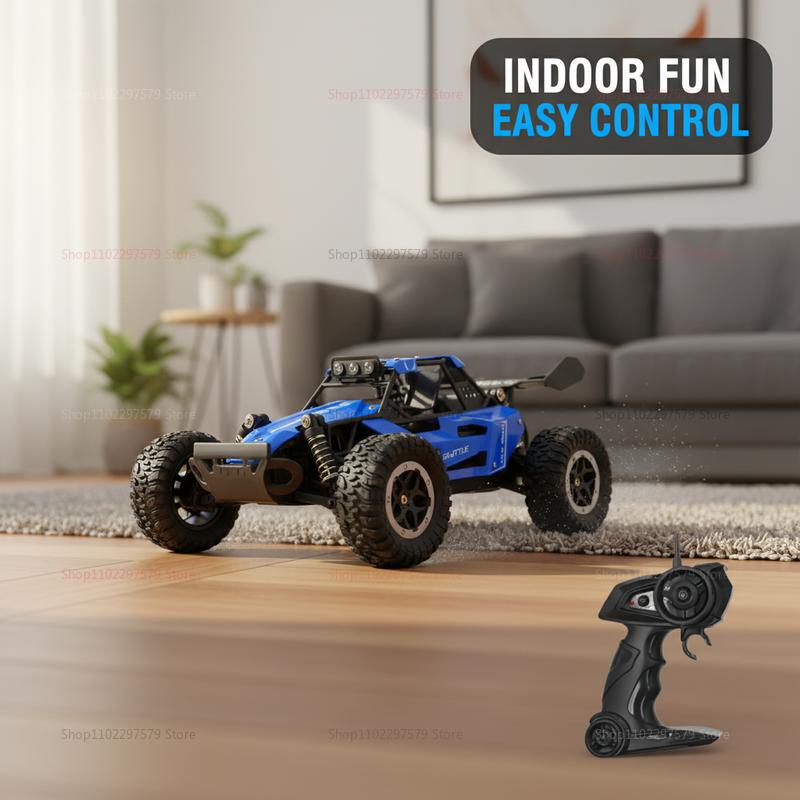 DK087 1:16 2WD Brushless High-Speed Off-Road Remote Control Drift Racing Car 20KM/H with LED Lighting 2x2 RC Truck Car Model Toy