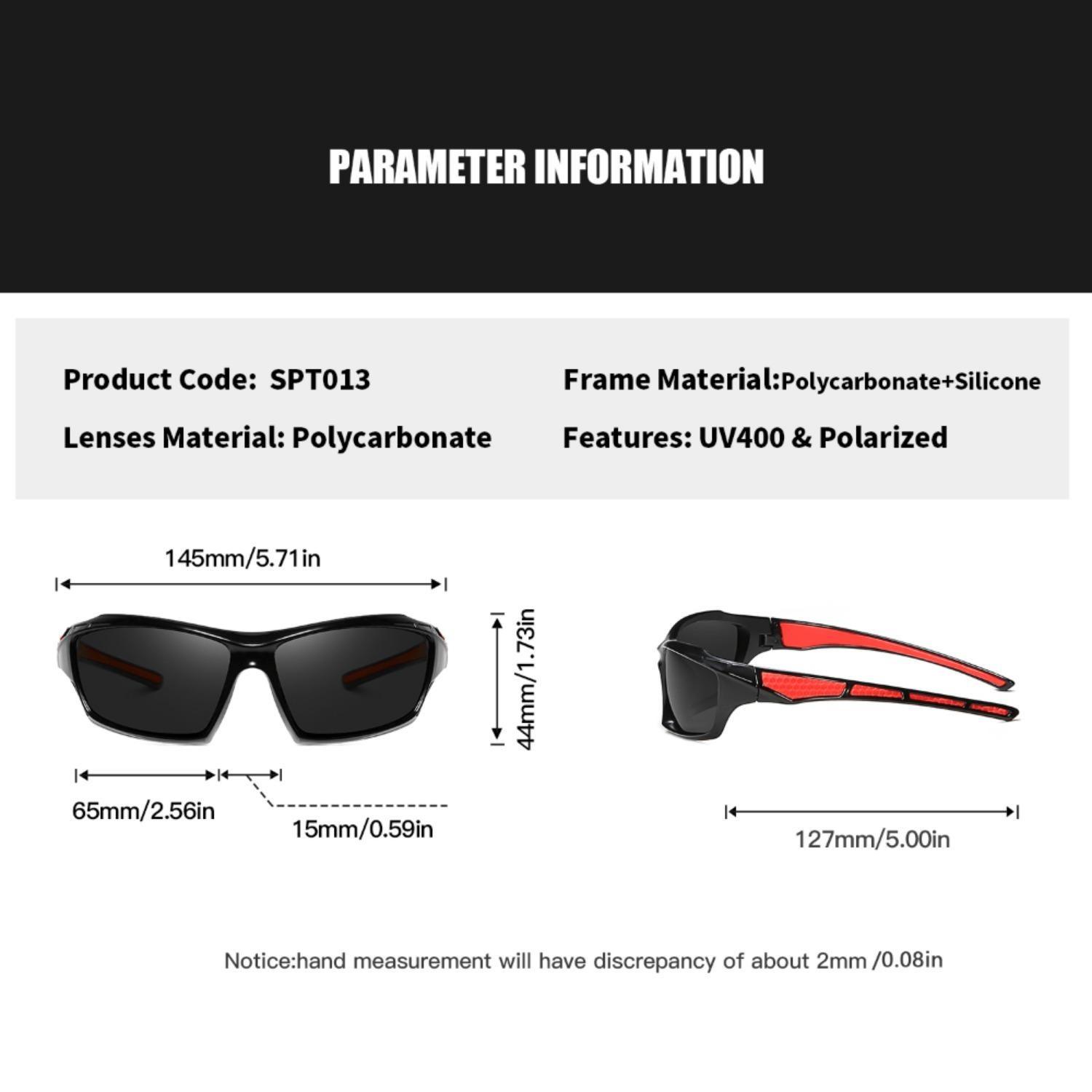 RoyalHot унисекс поляризационные новые спортивные солнцезащитные очки в стиле ретро — фото 3