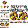 Harry Potter Birthday Party Supplies Balloon Decoration Banner Cake Topper Set