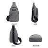 Korean Edition Casual Canvas Bag New Men's Chest Bag  Fashion Travel Versatile One Shoulder Diagonal Straddle Bag