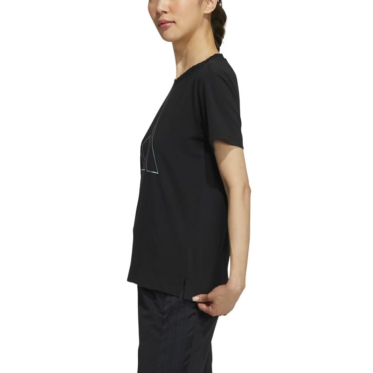 Adidas Set in Sleeve T Shirt Women's Black GP0675