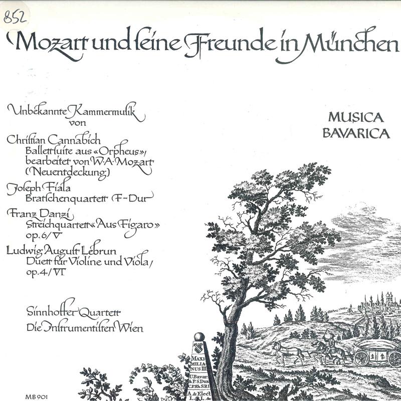 

LP Record CHRISTIAN CANNABICH JOSEPH FIALA Mozart Und Seine Freunde In Munchen MB901 MUSICA BAVARIC Germany Classical Used
